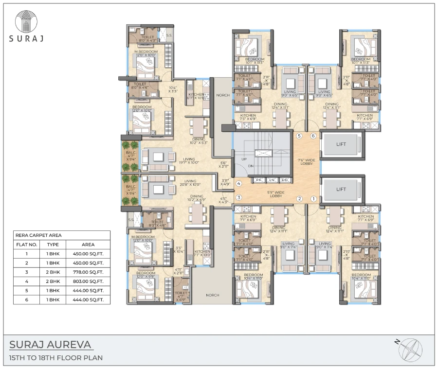 Suraj Aureva Floor Plan