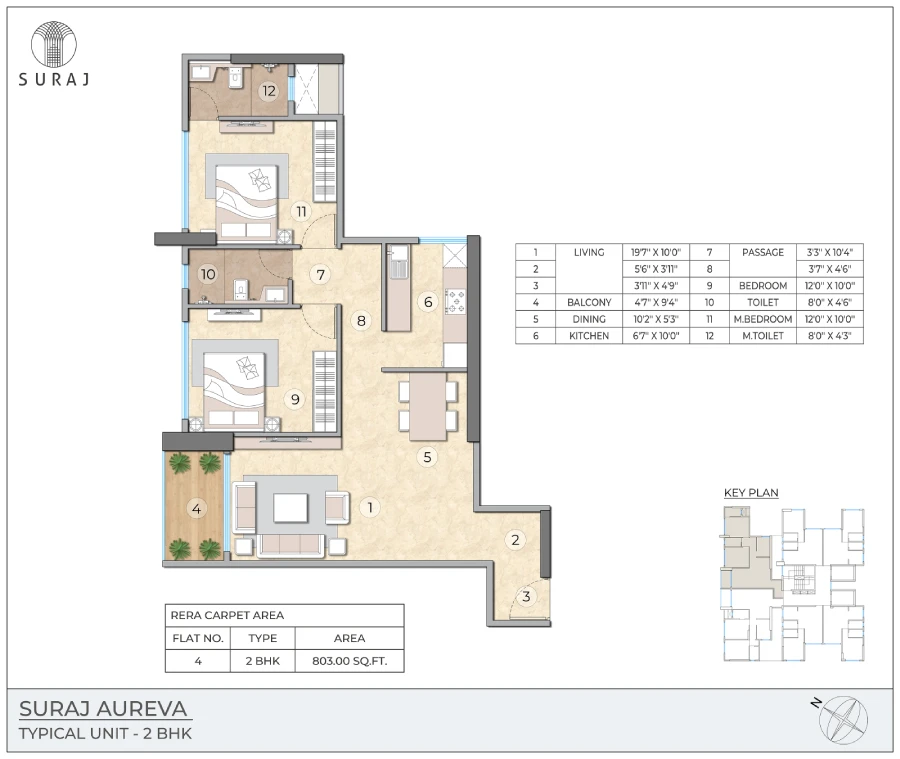 Suraj Aureva 2 BHK